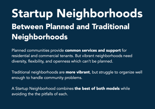 startup neighborhoods pitch deck two