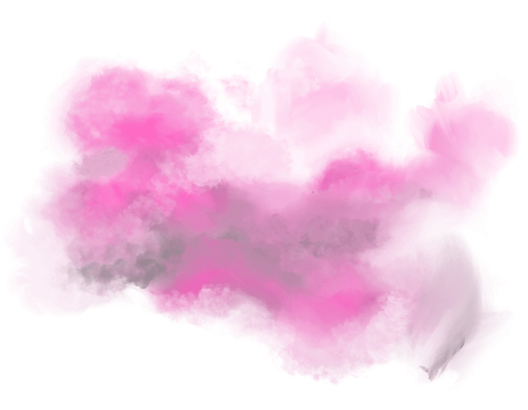 floating pink cloud