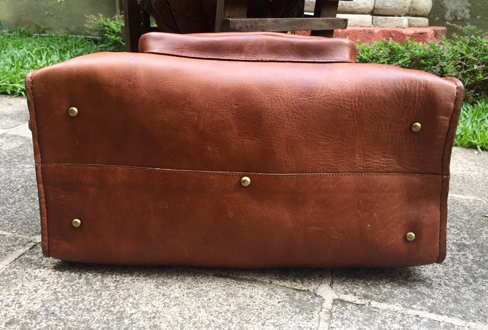 duffel bag side view