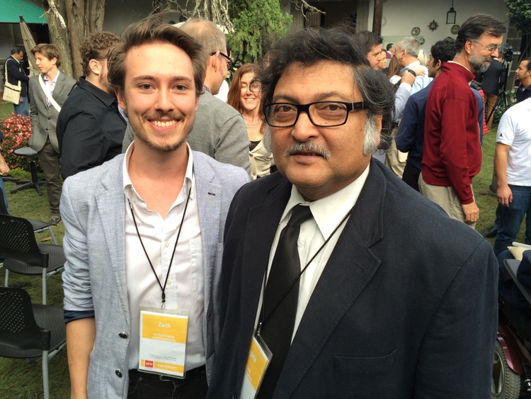 Photo with Sugata Mitra